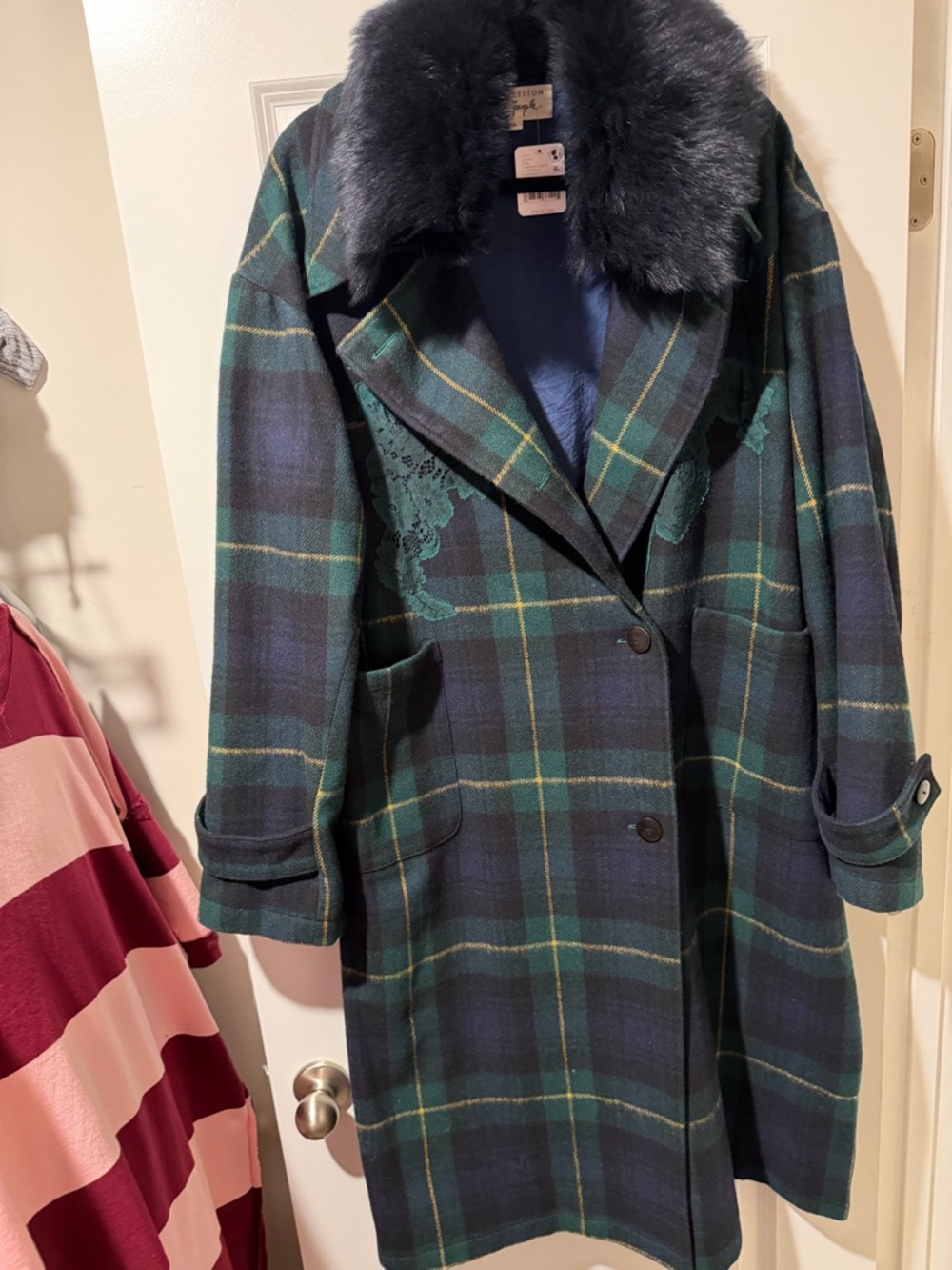 Nigel Preston &  Free People Highlander Coat 🔥🔥🔥 Size L - Picture 7 of 10
